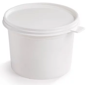 Couvercle pour pot à crème blanc – Fermeture pour pots alimentaires PS