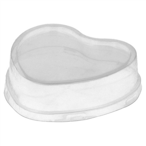 Couvercles en forme de cœur – TRANSPARENT PET
