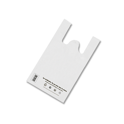 Sac bretelle blanc 50 µ