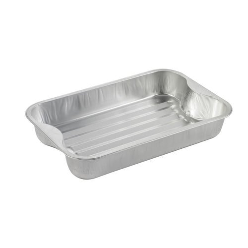 Barquette aluminium rectangulaire 1890 ml avec poignées – spécial cuisson