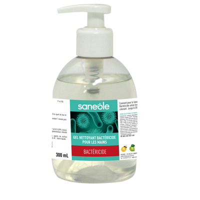 Gel nettoyant bactéricide pour les mains 300 ml – Lavage hygiénique
