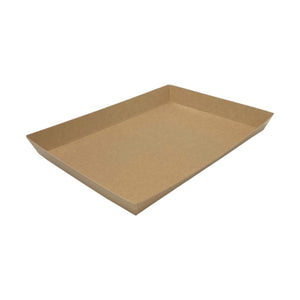 Plateau repas en carton kraft avec fenêtre – emballage alimentaire recyclable pour plats chauds et froids