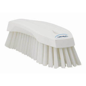 Brosse papillon à main blanche 185 mm Medium – nettoyage professionnel contact alimentaire Vikan