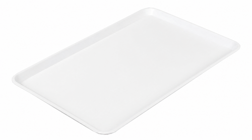Plateaux de service blancs en ABS – résistants et usage intensif