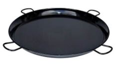 Plat à paëlla en acier émaillé – Plat de cuisson professionnel