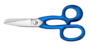 Ciseaux 22 cm Lame Inox Crantée Poignée Plastifiée – Ciseaux professionnels