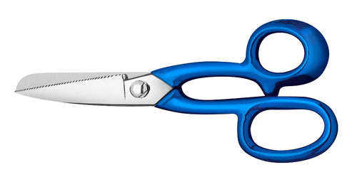 Ciseaux 22 cm Lame Inox Crantée Poignée Plastifiée – Ciseaux professionnels