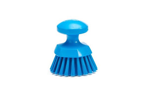 Brosse ronde soleil Vikan bleue – brosse ergonomique de nettoyage pour récipients cuisine