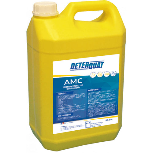 Dégraissant désinfectant chloré surfaces alimentaires – DETERQUAT AMC – bactéricide, virucide – usage professionnel