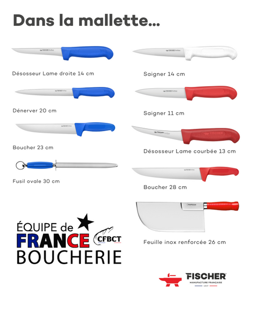 La mallette des bouchers de l’Equipe de France FISCHER