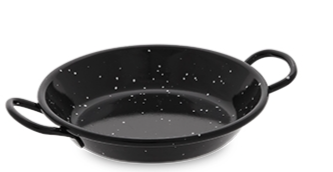 Plat à paëlla en acier émaillé – Plat de cuisson professionnel