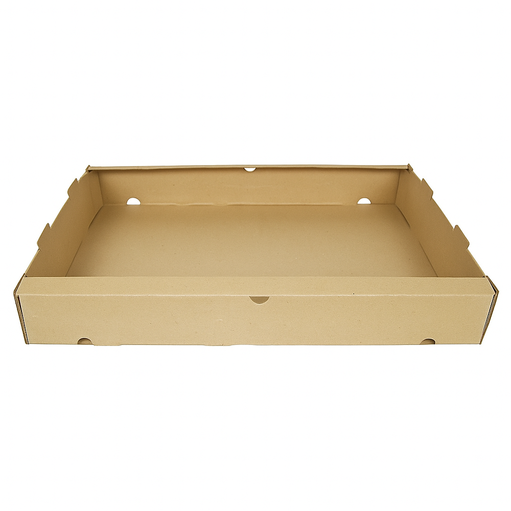 Plateau de transport en carton ondulé contact alimentaire – Traiteur Boulangerie