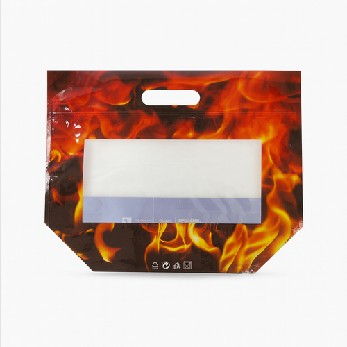 Sacs poulet à zip PET – sac rôtisserie étanche – transport poulet chaud