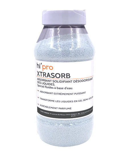 Absorbant solidifiant désodorisant des liquides.