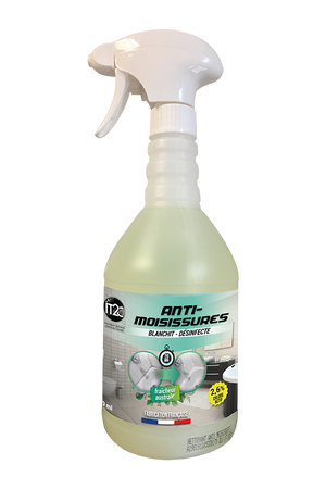Spray Anti-Moisissure – Désinfectant & Blanchissant Professionnel 800 ml