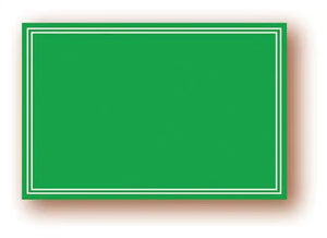 Ardoises vertes effaçables 32x24 cm – Affichage prix (lot de 10)