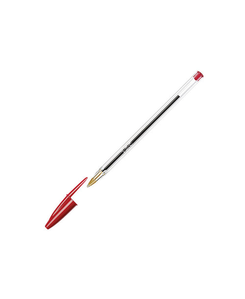 Stylo bille rouge BIC Cristal Original – écriture fluide et fiable à l’unité