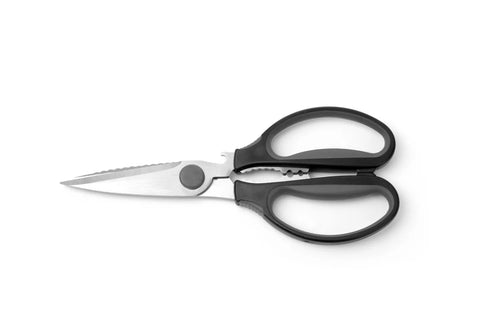 Ciseaux de cuisine professionnels inox démontables – Lames dentelées