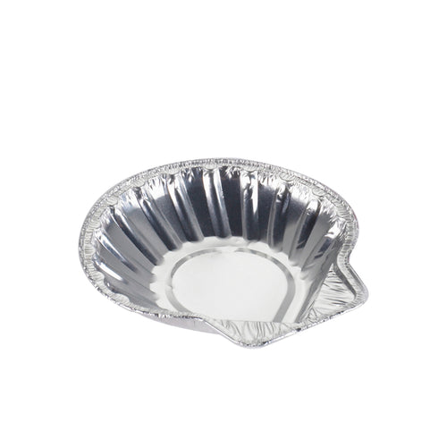Coquille Saint-Jacques aluminium 120 ml – barquette cuisson traiteur – four & congélateur