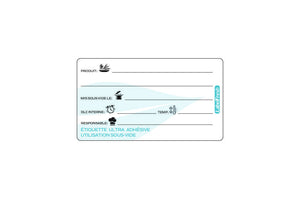 Étiquettes pour sacs sous vide