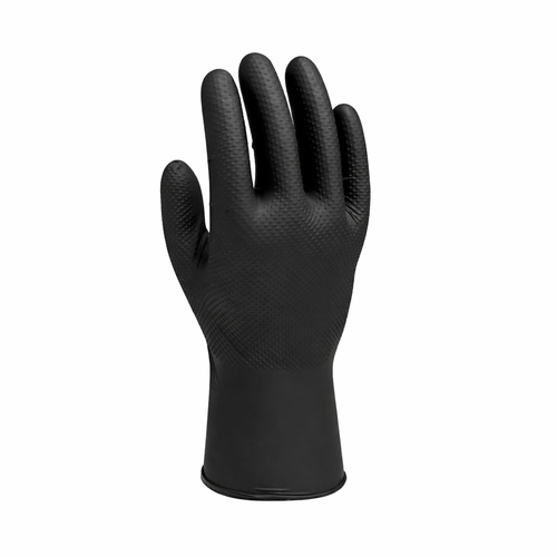 Gant nitrile noir non poudré XTRA GRIP