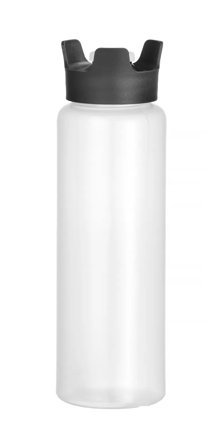Flacon distributeur anti-goutte transparent avec bouchon doseur 23 cl