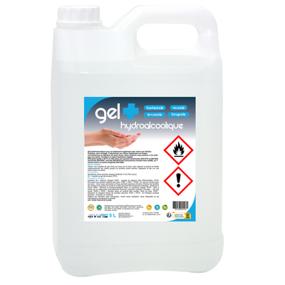Gel hydroalcoolique (500ml ou 5 litres)
