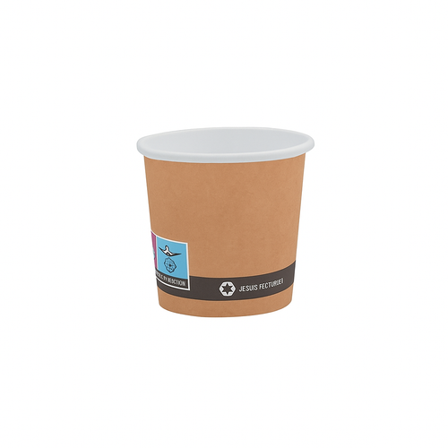 Gobelets Kraft en Carton avec Lamination PP – 10 cl & 18 cl