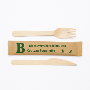 Kit 3 couverts en bois