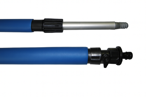 Manche télescopique avec passage d’eau MI-PRO 1,80 m – aluminium – nettoyage professionnel