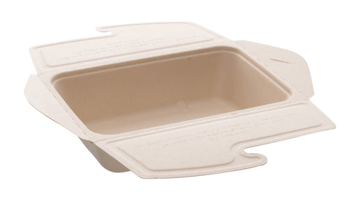Boîte repas en fibre végétale BePulp Meal Box To Go – Emballage alimentaire écologique