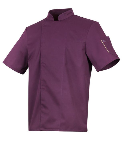 Veste NERO manches courtes prune