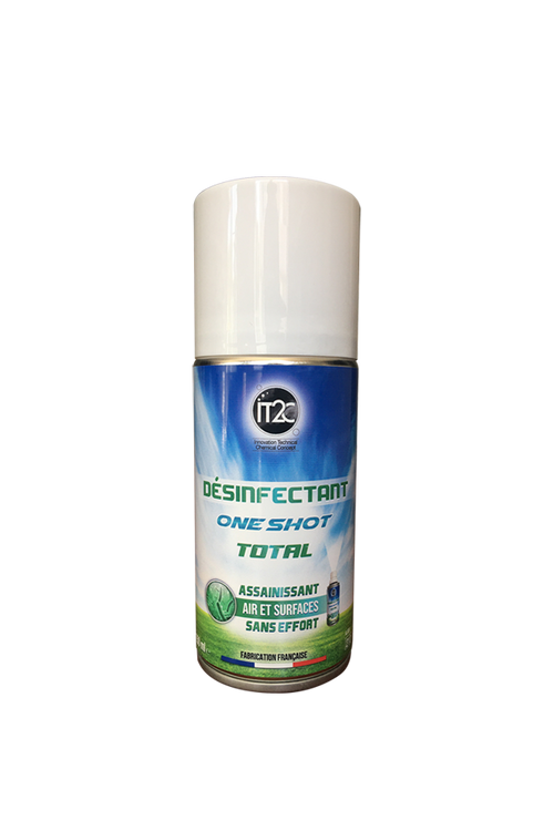 Désinfectant Air & Surfaces One Shot – aérosol désinfection totale atmosphère et surfaces professionnel