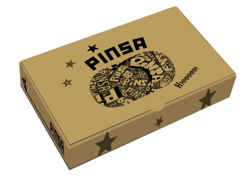Boîte à Pinsa 33x25x4 cm en Cellulose – Emballage Alimentaire Écologique