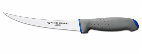 Couteau filets de poissons 19 cm bleu bi-matière inox – Fischer