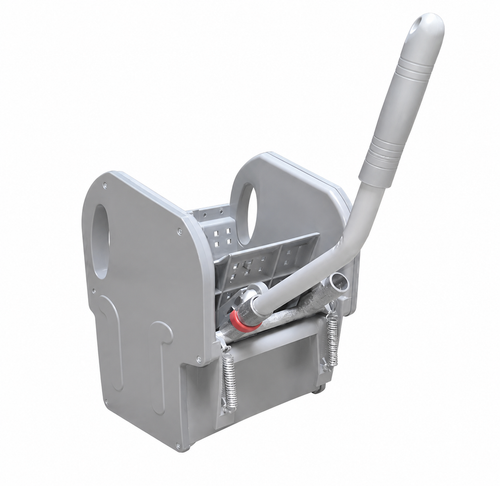 Presse à plat adaptable sur chariot de ménage – essorage professionnel des franges