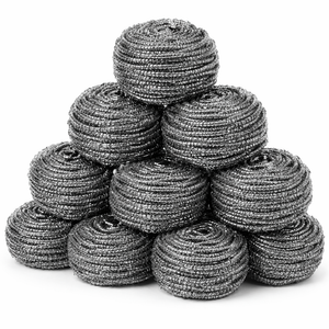 Boules inox, lot de 10 (tampon à récurer inox)