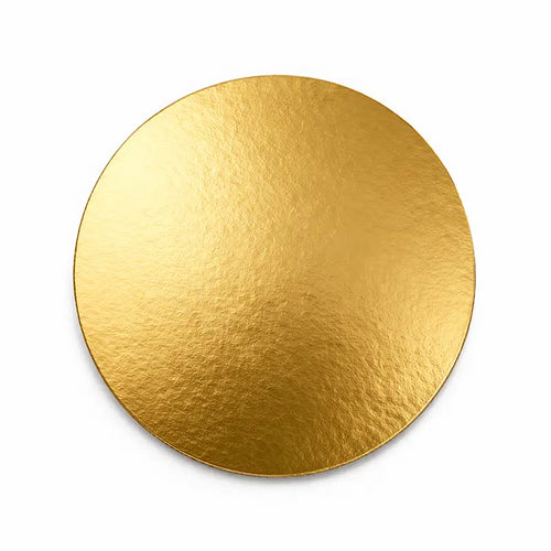 Rond or en carton épais – support pâtisserie doré – paquet de 100