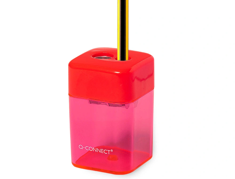Taille-crayon Q-Connect 2 Usages avec Réservoir