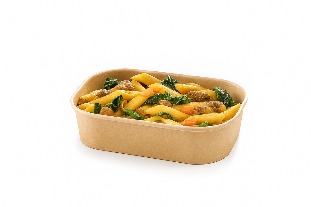 Barquettes rectangulaires en kraft