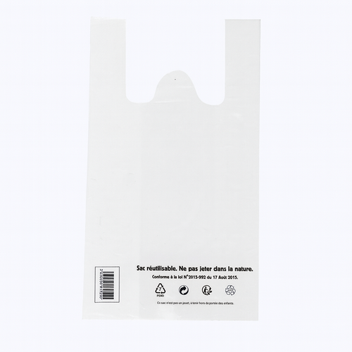 Sac bretelle blanc 50 µ