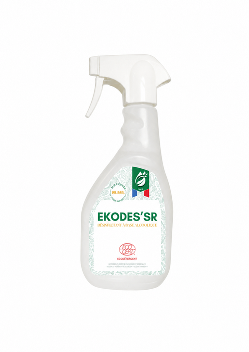 EKODES'SR – Désinfectant Alcoolique ECOCERT Prêt à l'Emploi