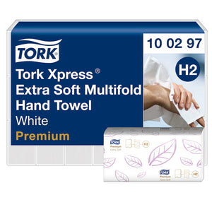 Essuie-mains enchevêtré Tork Xpress® – extra-doux – blanc
