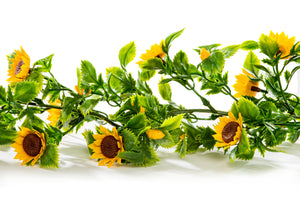 Guirlande de tournesol Fischer 2,70 m – Décoration de vitrine alimentaire