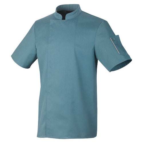 Veste NERO manches courtes bleu lagon