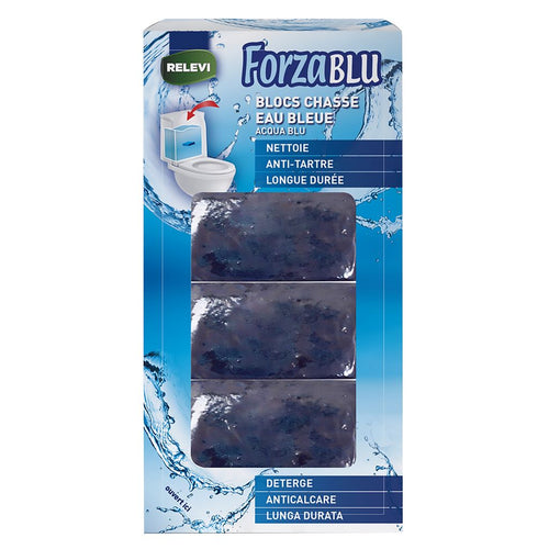 WC bloc eau bleue