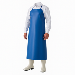 Tablier bleu de protection imperméable métier de bouche 100x70 cm – tablier professionnel alimentaire