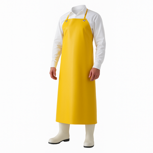 Tablier jaune de protection imperméable métier de bouche 100x70 cm – tablier professionnel alimentaire