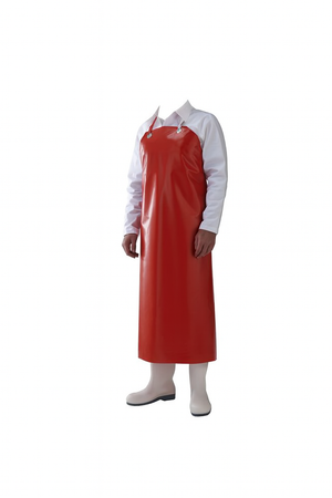 Tablier rouge de protection imperméable métier de bouche 100x70 cm – tablier professionnel alimentaire